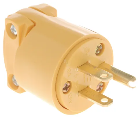 Fiche électrique mâle 
