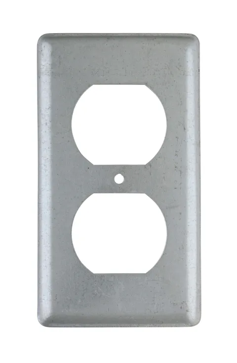 Plaque simple prise standard 