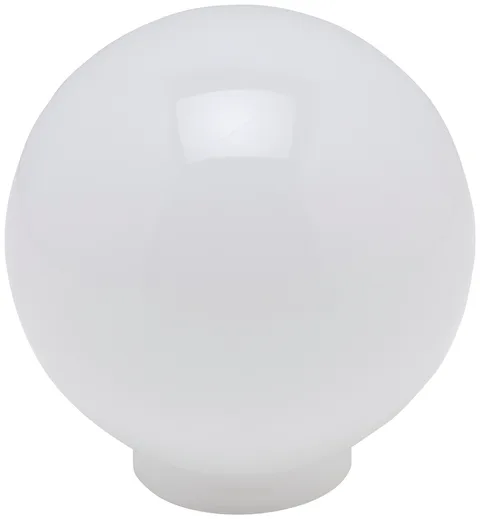 Globe en verre avec collet 