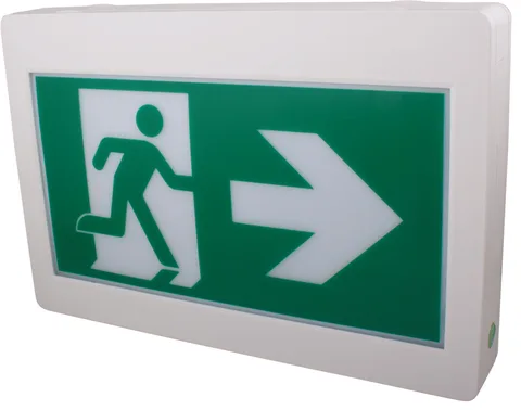 Luminaire de l'homme qui court d'urgence 