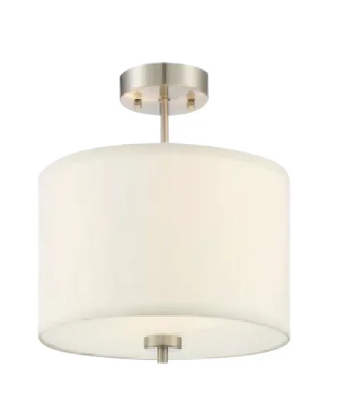 Luminaire semi-plafonnier abat-jour