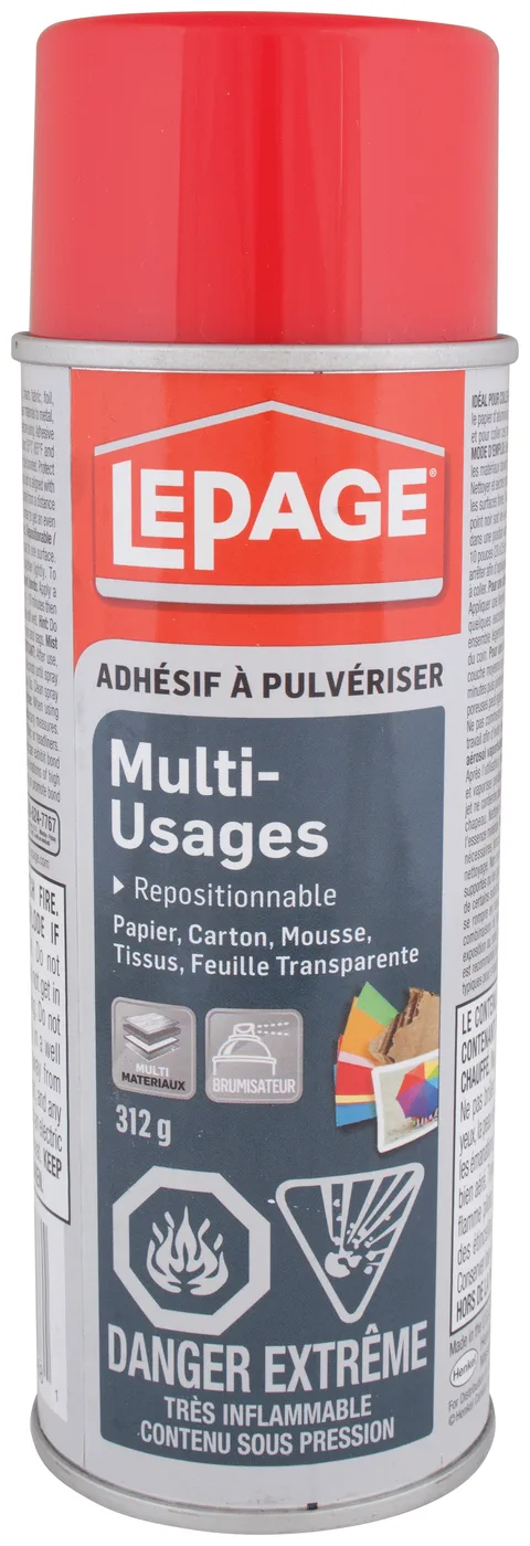 Colle tout usage en aérosol 