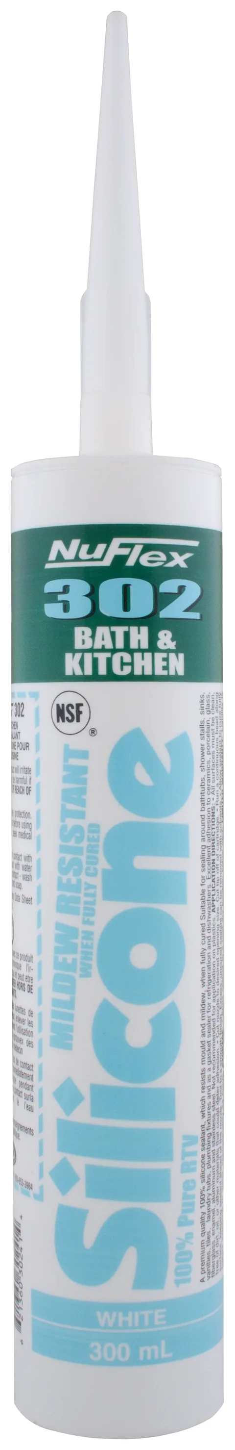 Calfeutrant silicone salle de bain et cuisine 