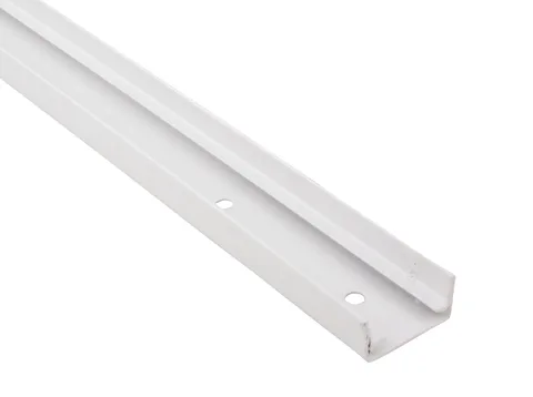 Coulisse avec quincaillerie pour porte pliante 