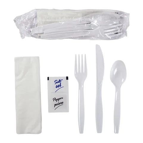 Ensemble de coutellerie jetable économique 