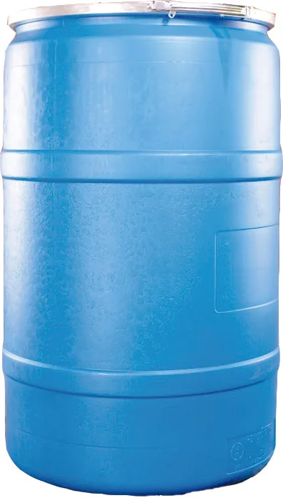 Baril en plastique avec serrure à levier 