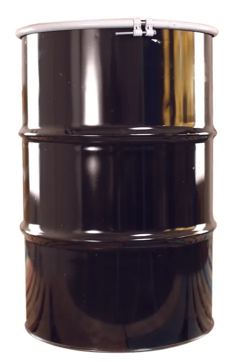 Baril en métal avec serrure à boulon 